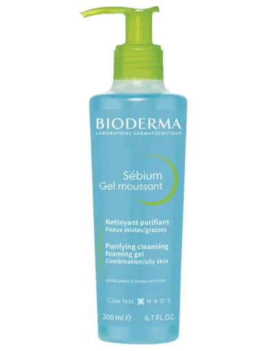 Bioderma Sebium Gel Moussant Nettoyant Purifiant 200Ml