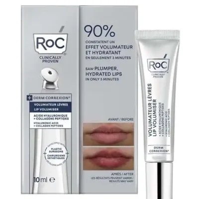 RoC Lip Volumizer + Pro-Collagen Peptide – Soin Repulpant Lèvres 10 ml