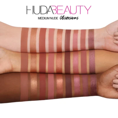 HUDA BEAUTY Nude Obsessions Medium  – Palette de 9 ombres à paupières