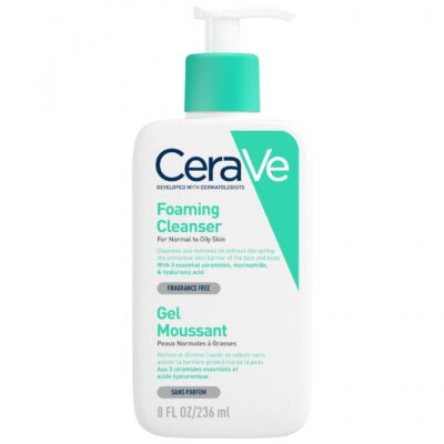 Cerave Gel Moussant Pour Peaux Normales à Grasses 236 ml