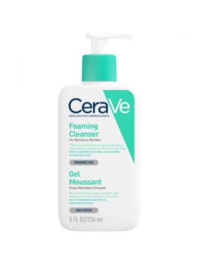 Cerave Gel Moussant Pour Peaux Normales à Grasses 236 ml