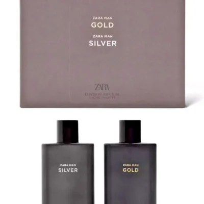 ZARA SILVER MAN GOLD EDT 2X100 ML