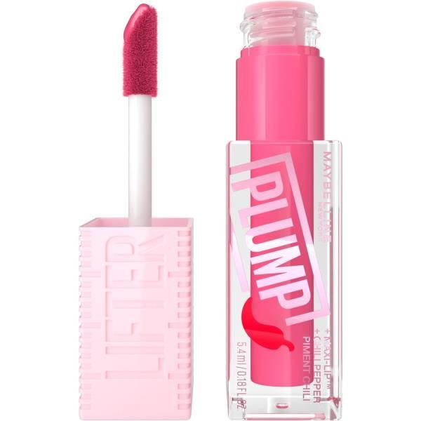 Maybelline lifter Plump gloss repulpant 3 pink STING