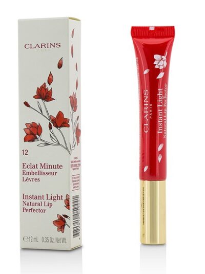 Clarins Eclat Minute Instant Light Natural Lip Perfector – # 12 Red Shimmer 12ml