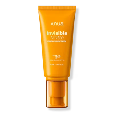 Anua – Invisible Matte Finish Sunscreen – Protection solaire invisible – 50 mL
