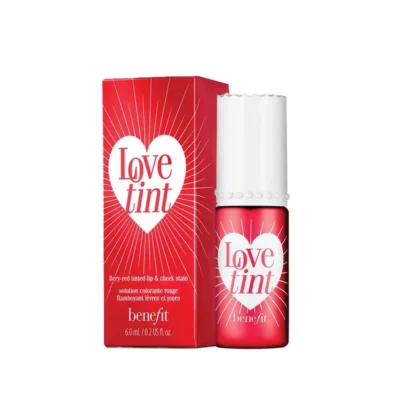 Benefit – LovetintTint blush liquide lèvres et joues rouge flamboyant 6ml