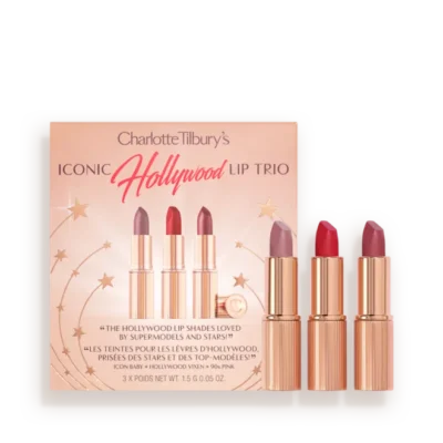 Charlotte Tilbury Iconic Hollywood Lip Trio kit rouge à Lèvres Mini