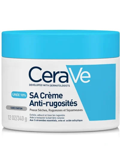 CeraVe – SA Smoothing Cream Moisturiser Crème Anti-Rugosités à l’Acide Salicylique 340gr