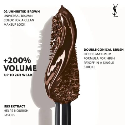 Yves Saint Laurent Lash Clash Mascara 2ml Marron / Mini