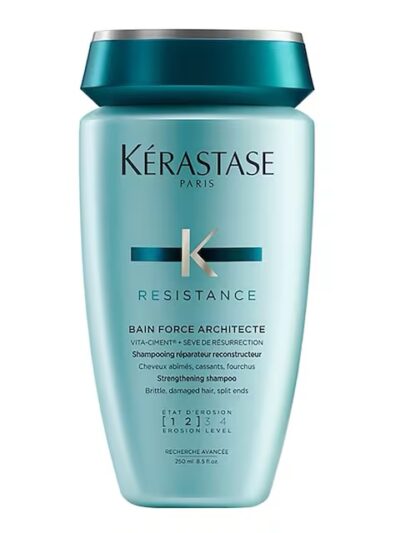 KÉRASTASE
Resistance Bain Force Architecte – Shampoing réparateur pour cheveux abîmés 250ML