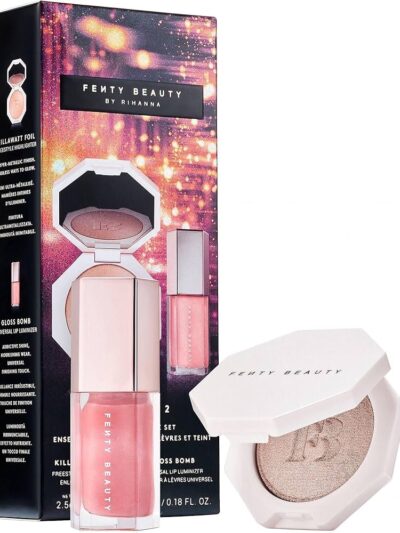 Fenty Beauty – Bomb Baby 2 Mini Lip Gloss and Highlighter Mini Set