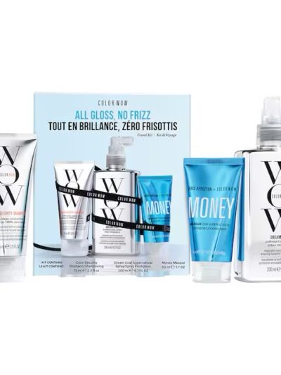 COLOR WOW
Tout en brillance Zéro frisottis – Coffrets de soins cheveux