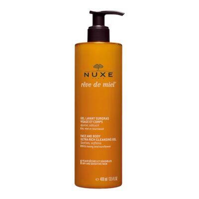 NUXE
Rêve de Miel® – Gel douche visage et corps surgras 400Ml