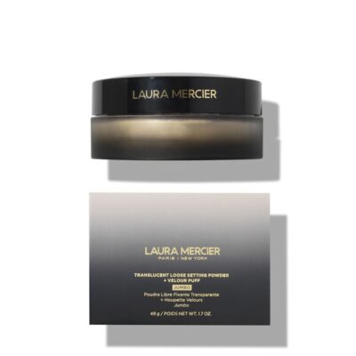 LAURA MERCIER
Translucent Loose Setting Powder Jumbo & Velour Puff 49Gr