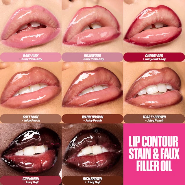 HUDA BEAUTY-Lip Contour Lip Stain Warm Brown – Image 2