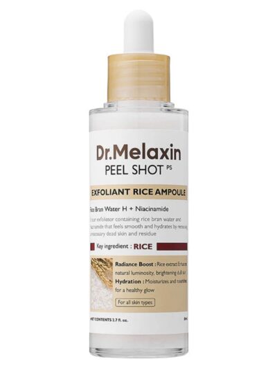 Dr.Melaxin – Peel Shot Exfoliant Rice Ampoule