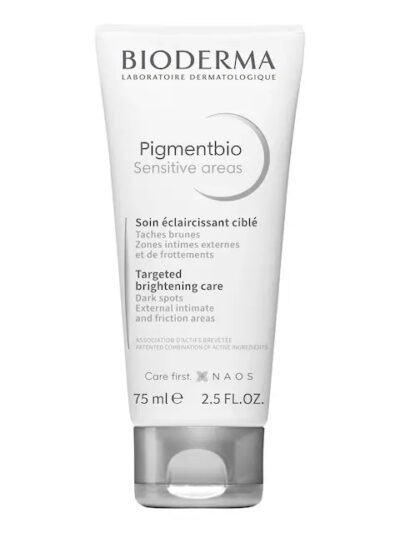 BIODERMA
Pigmentbio Sensitive Areas – Crème éclairsissante visage et corps