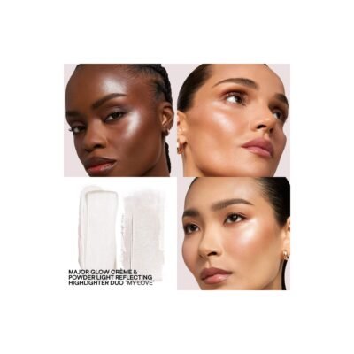 Patrick Ta – Major Glow Crème & Powder Light Reflecting Translucent Highlighter Duo MY LOVE