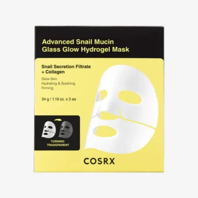 COSRX Advanced Snail Mucin Glass Glow Hydrogel Mask 34g X1
