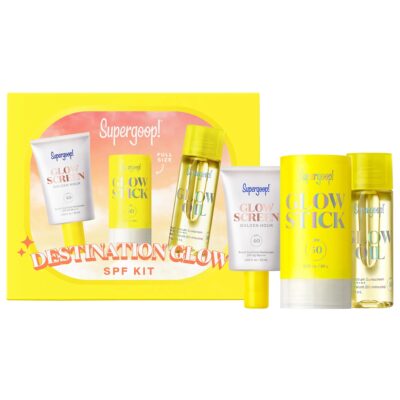 Supergoop! 
Destination Glow SPF Kit 3pcs