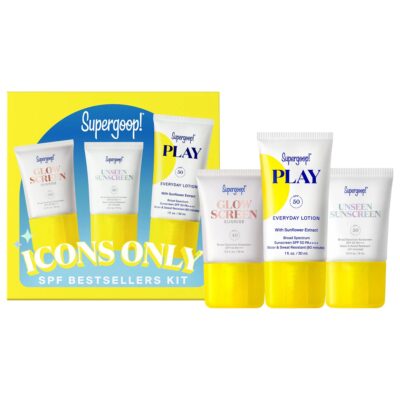 Supergoop! 
Icons Only SPF Bestseller Kit 3pcs