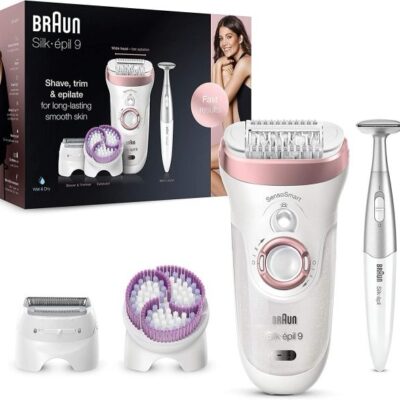 Braun Épilateur Humide Et Sec 4En1 Avec Technologie SensoSmart Silk-épil 9 SES9-980
