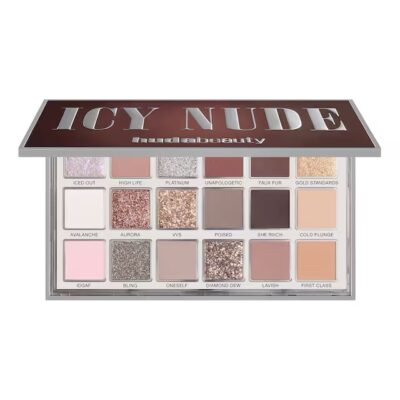 HUDA BEAUTY
Icy Nude Eyeshadow Palette – Palette de fards à paupières