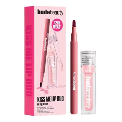 HUDA BEAUTY
Kiss Me Lip Duo – Set Pour Les Rosy Pink