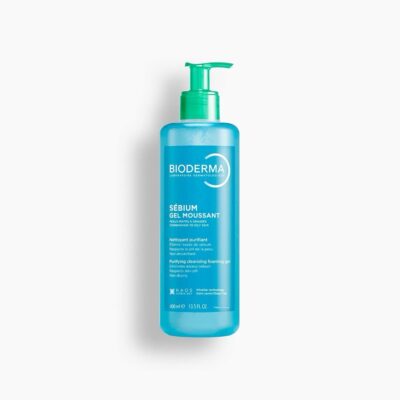 Bioderma – SÉBIUM GEL MOUSSANT
Peau mixte à grasse 400ML