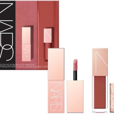 Nars – Mini Afterglow Liquid Blush & Lip Shine Duo, Dolce Vita, Aragon, 2 Piece