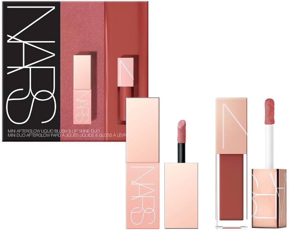 Nars - Mini Afterglow Liquid Blush & Lip Shine Duo, Dolce Vita, Aragon, 2 Piece