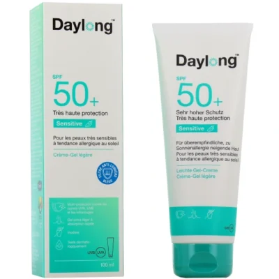 Daylong Sensitive Face Gel-fluide SPF 50+